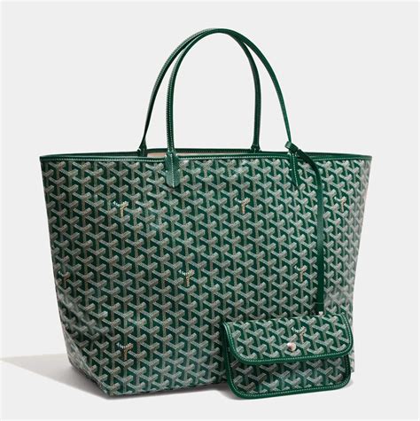 dark green goyard street style|green Goyard bags uk.